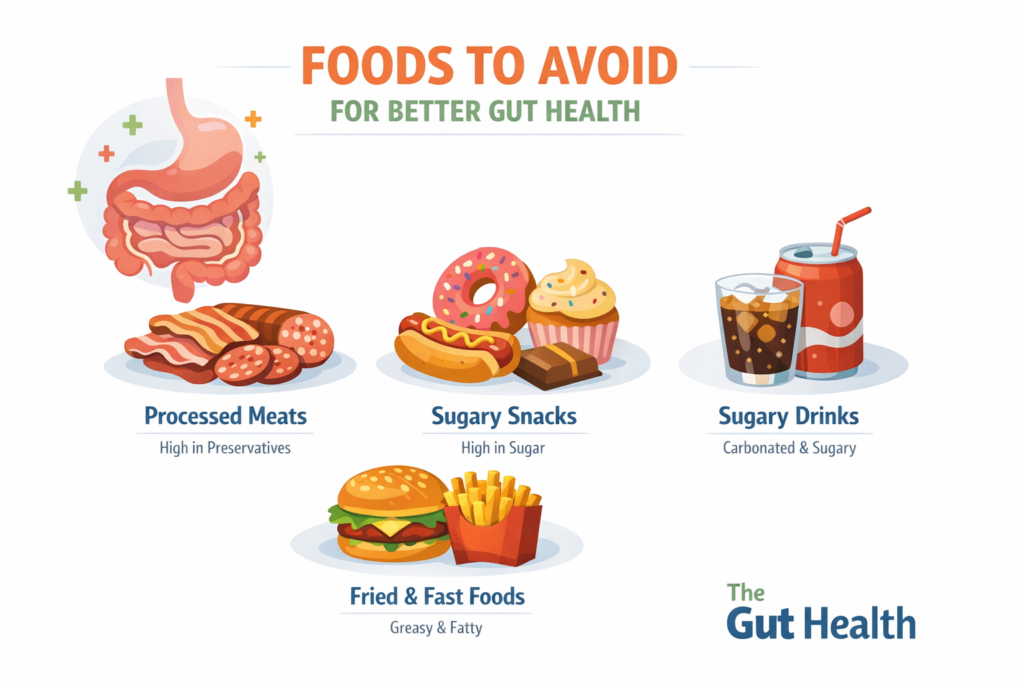 foods bad for gut health